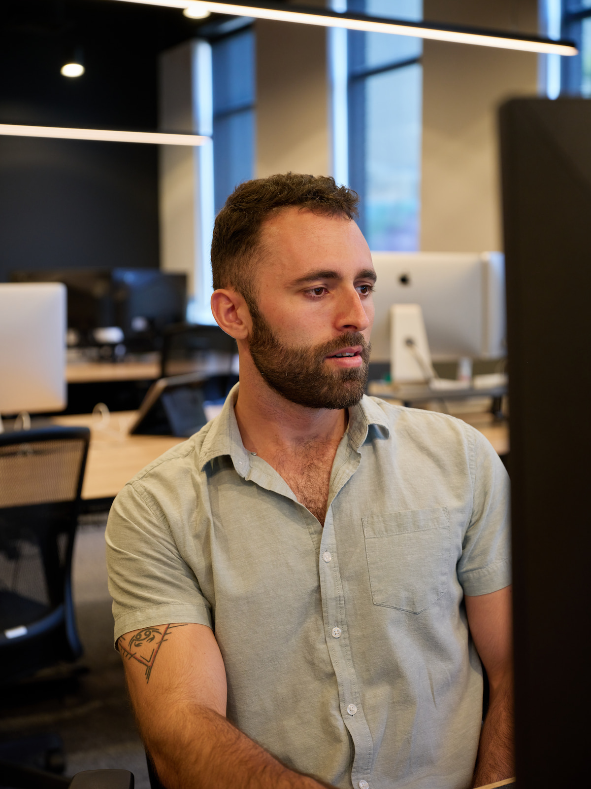 Jacob at the computer