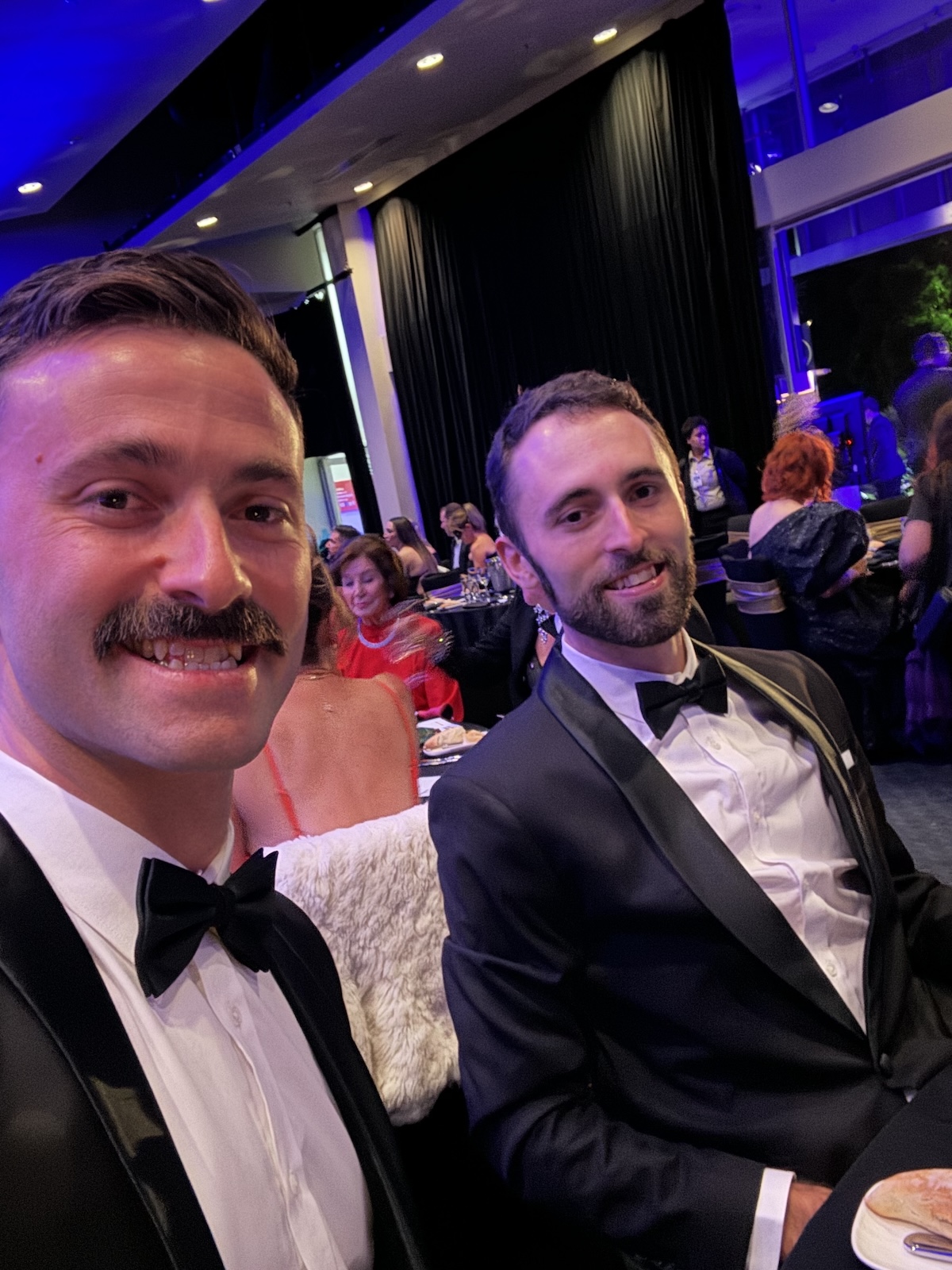 Simon and Jacob at an awards night