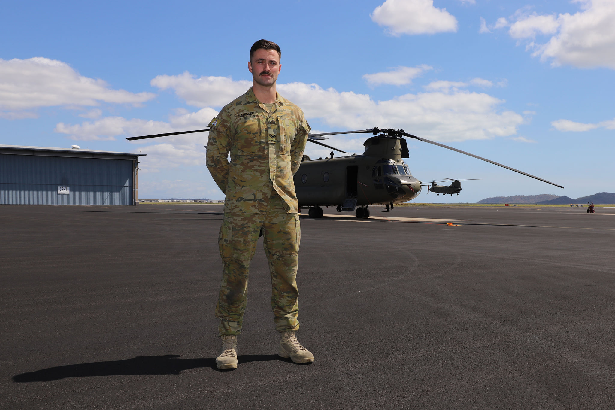Simon Camilleri, Australian Army Helicopter Mechanic, 11 years service